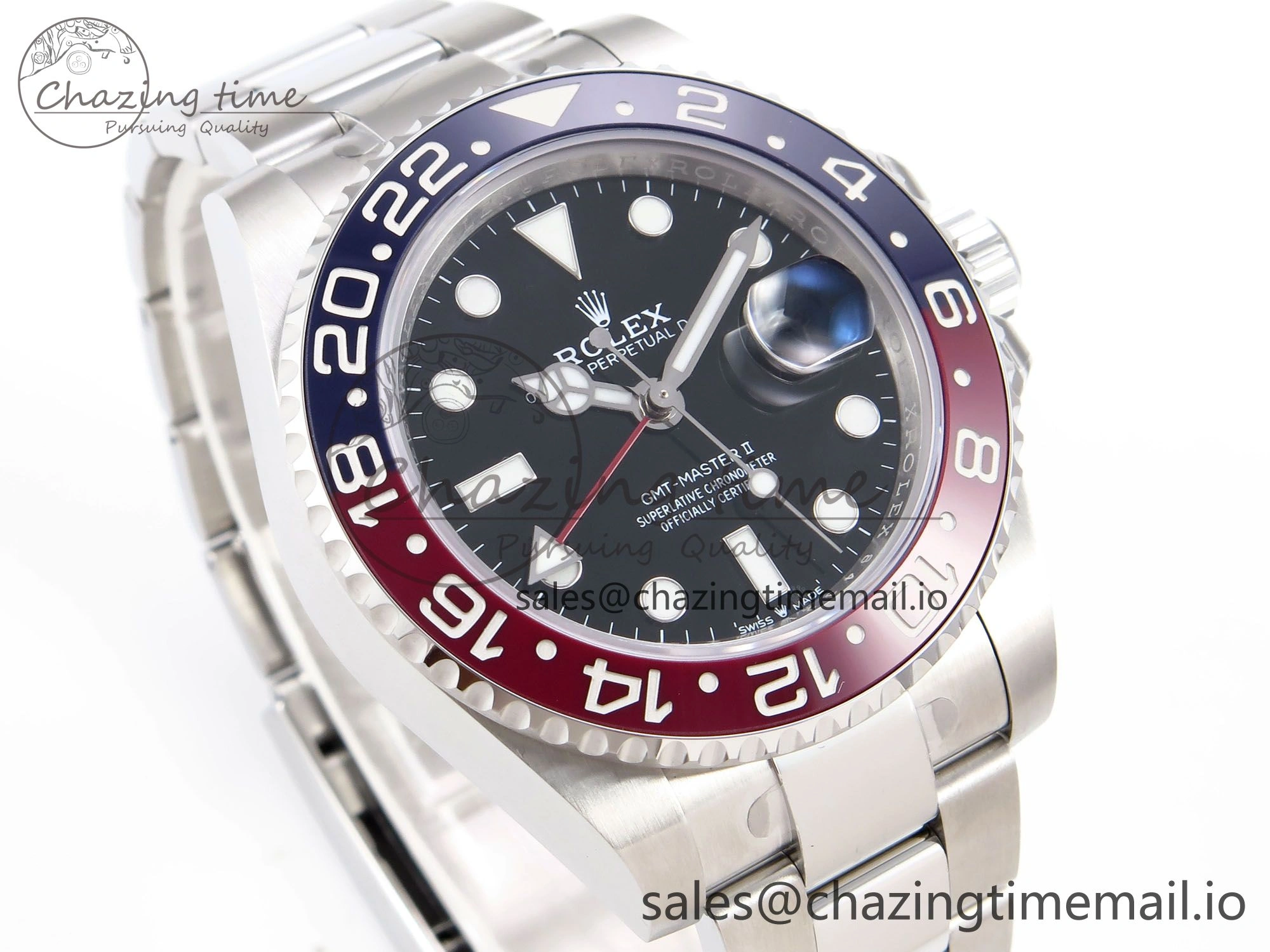 GMT-Master II 126710 BLRO 904L EF 1:1 Best Edition on Oyster Bracelet SH3285 CHS