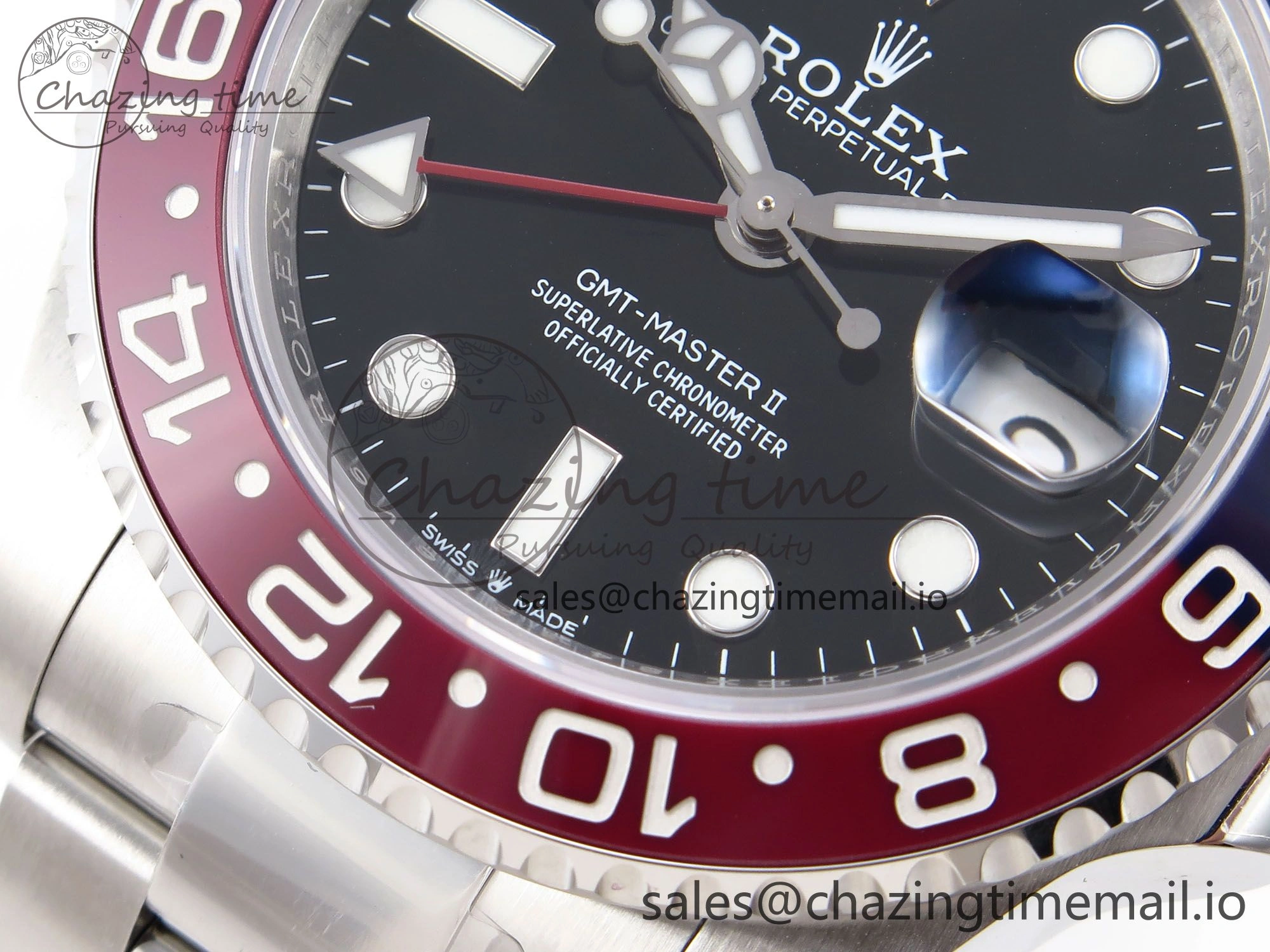GMT-Master II 126710 BLRO 904L EF 1:1 Best Edition on Oyster Bracelet SH3285 CHS