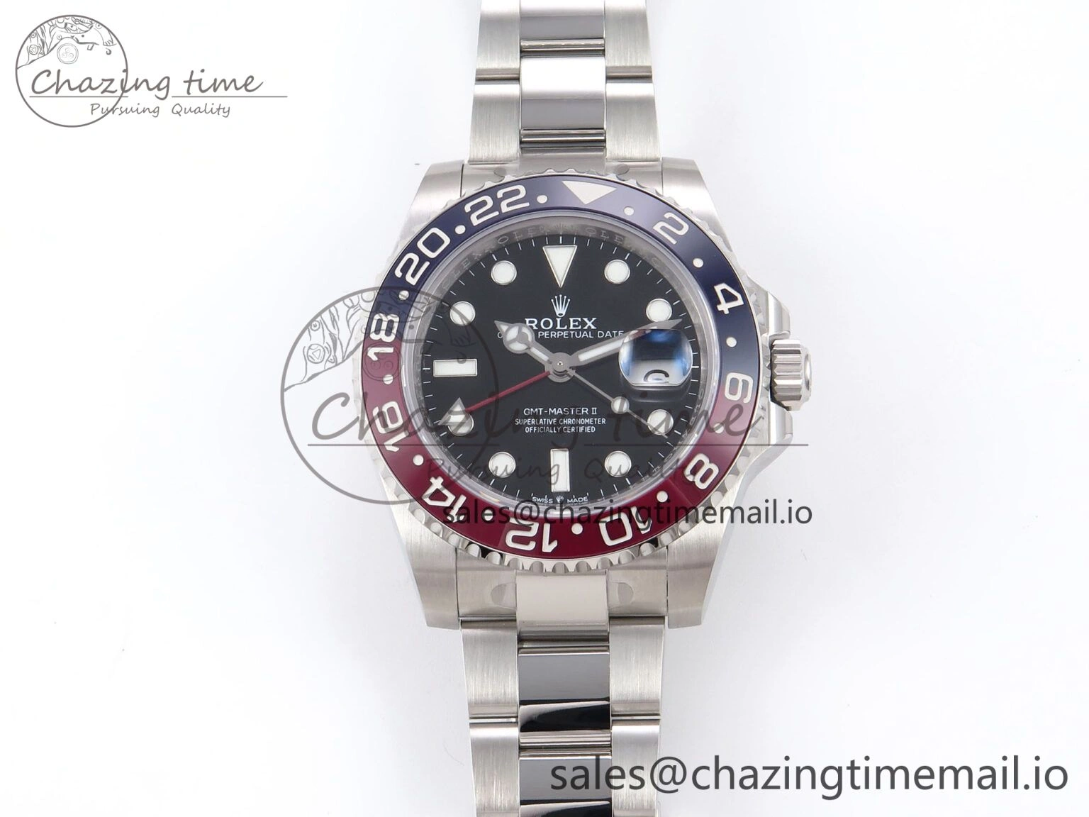 GMT-Master II 126710 BLRO 904L EF 1:1 Best Edition on Oyster Bracelet SH3285 CHS