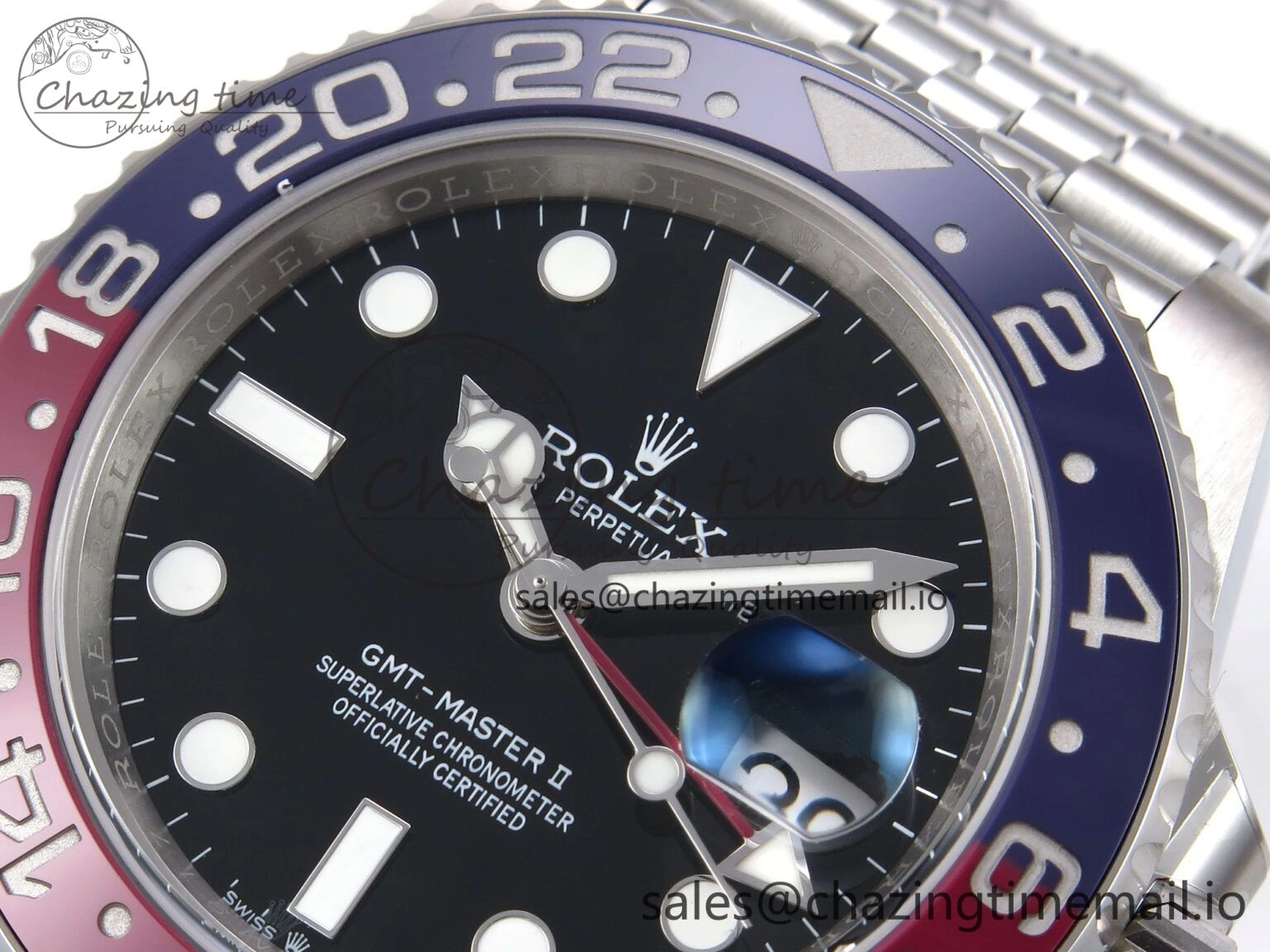 GMT-Master II 126710 BLRO 904L EWEF 1:1 Best Edition on SS Jubilee Bracelet SH3285 CHS
