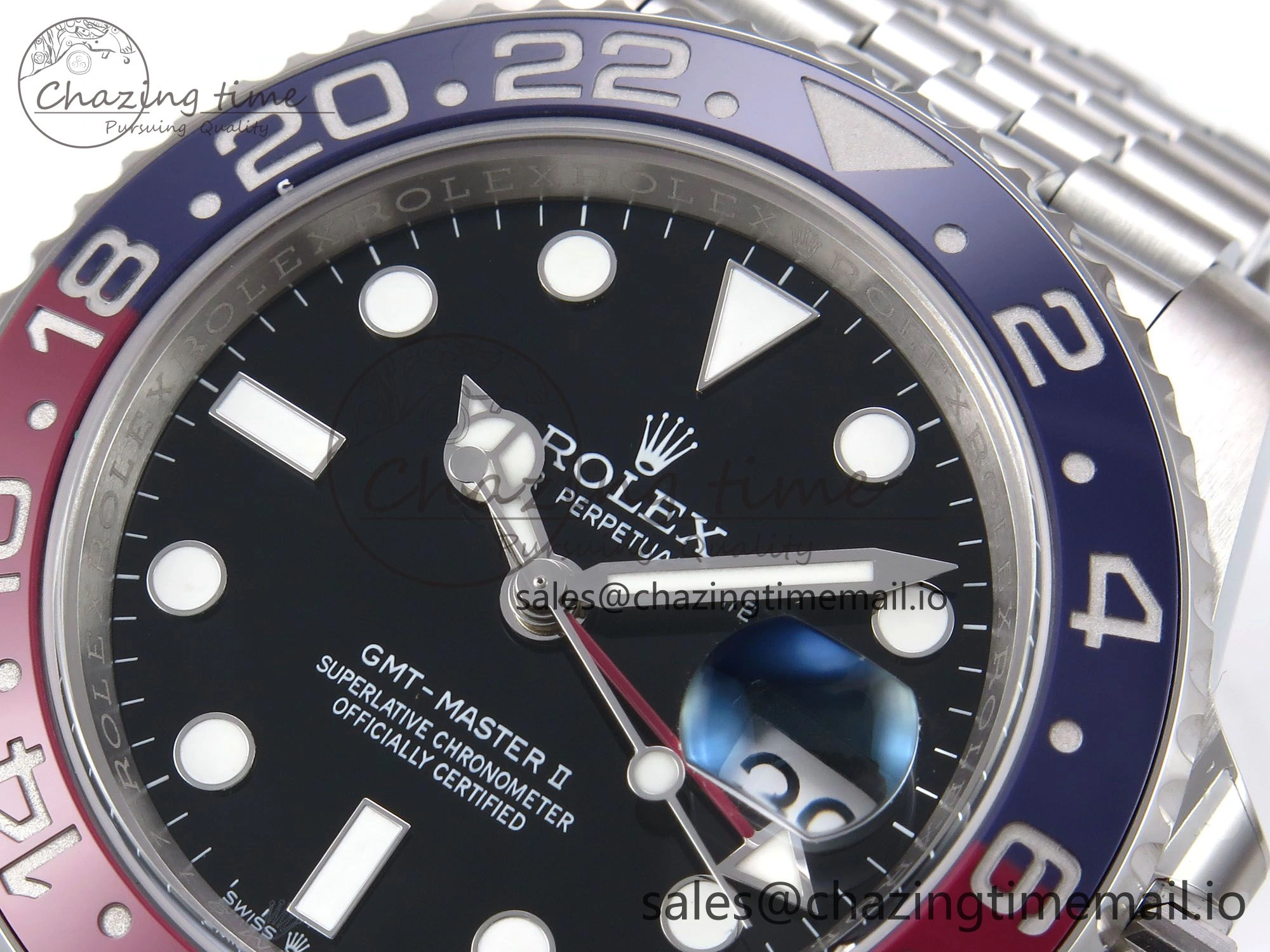 GMT-Master II 126710 BLRO 904L EWEF 1:1 Best Edition on SS Jubilee Bracelet SH3285 CHS