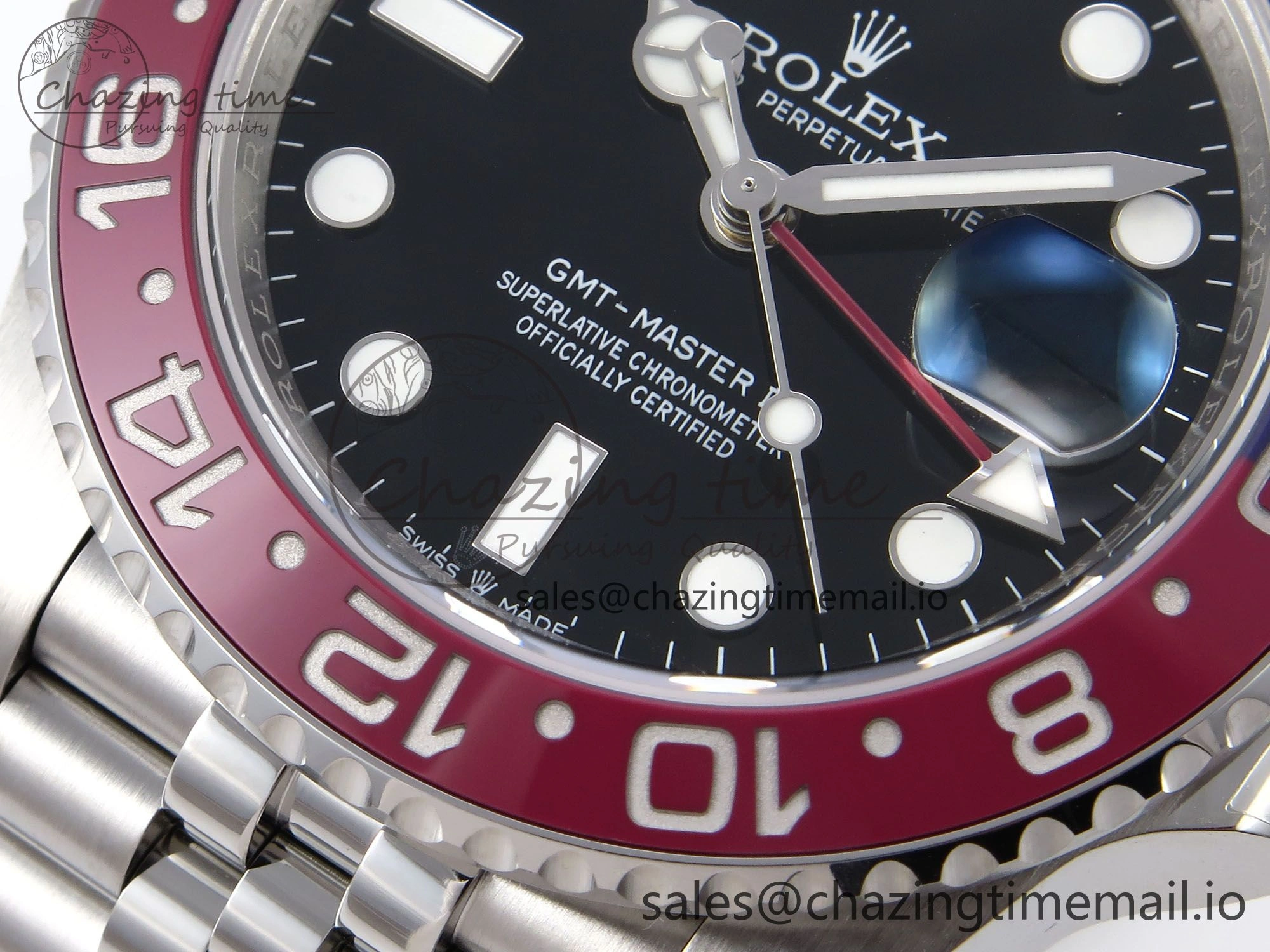 GMT-Master II 126710 BLRO 904L EWEF 1:1 Best Edition on SS Jubilee Bracelet SH3285 CHS