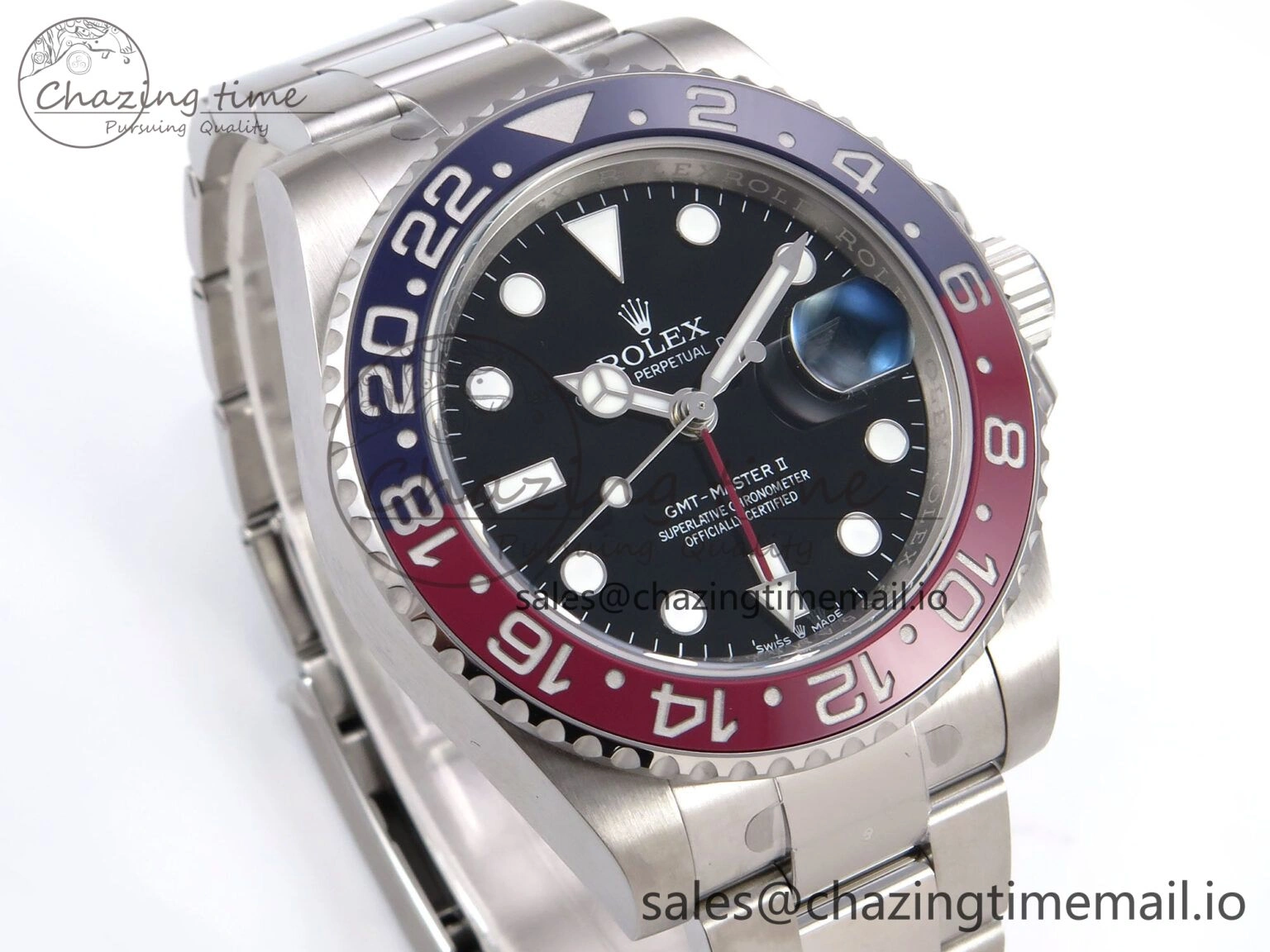 GMT-Master II 126710 BLRO 904L EWEF 1:1 Best Edition on SS Oyster Bracelet SH3285 CHS