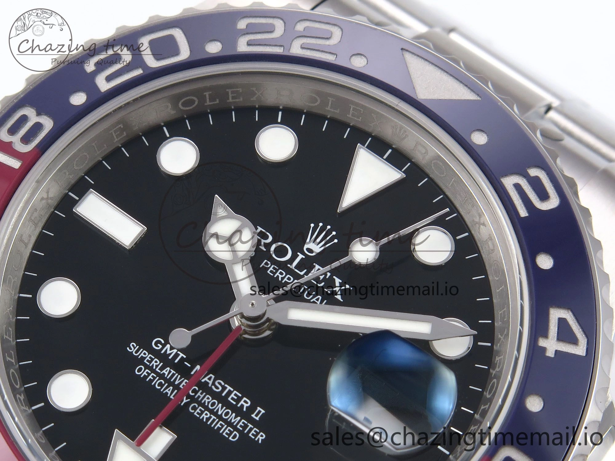 GMT-Master II 126710 BLRO 904L EWEF 1:1 Best Edition on SS Oyster Bracelet SH3285 CHS