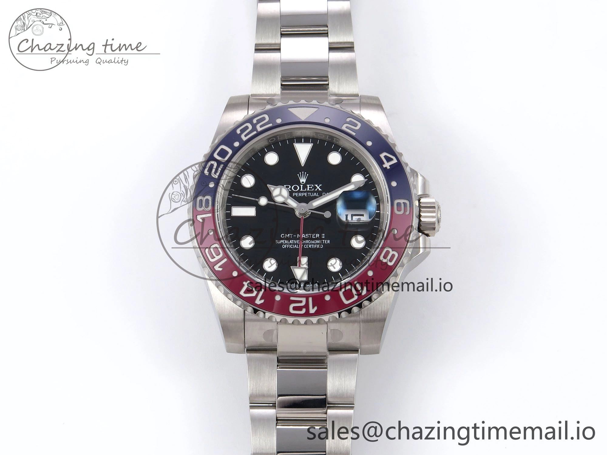 GMT-Master II 126710 BLRO 904L EWEF 1:1 Best Edition on SS Oyster Bracelet SH3285 CHS