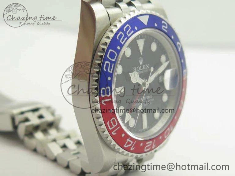 GMT-Master II 126710 BLRO 904L GMF Best Edition Black Dial On 904L Jubilee Bracelet A2836