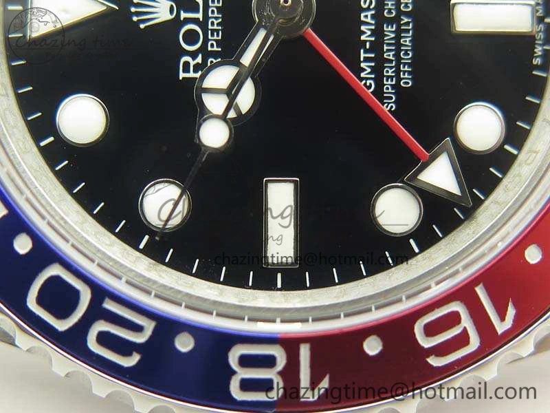 GMT-Master II 126710 BLRO 904L GMF Best Edition Black Dial On 904L Jubilee Bracelet A2836