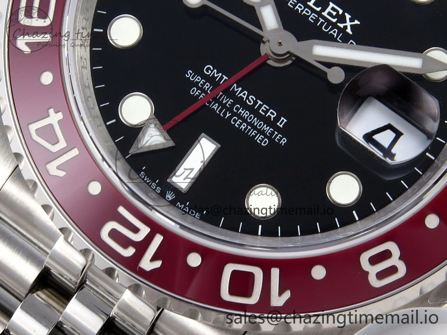GMT-Master II 126710 BLRO 904L QF 1:1 Best Edition on Jubilee Bracelet SH3285 V6