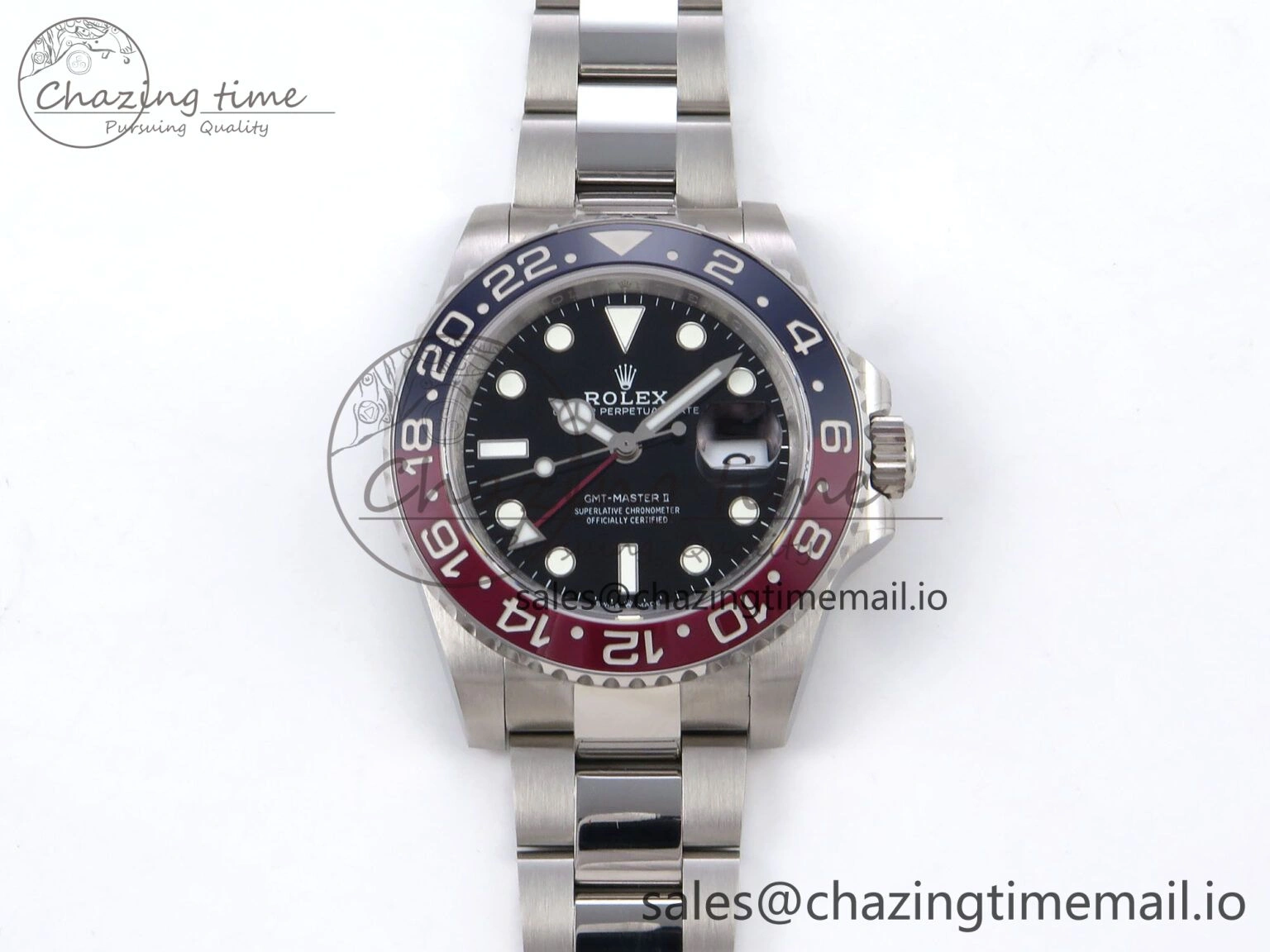 GMT-Master II 126710 BLRO 904L QF 1:1 Best Edition on Oyster Bracelet SH3285 V6