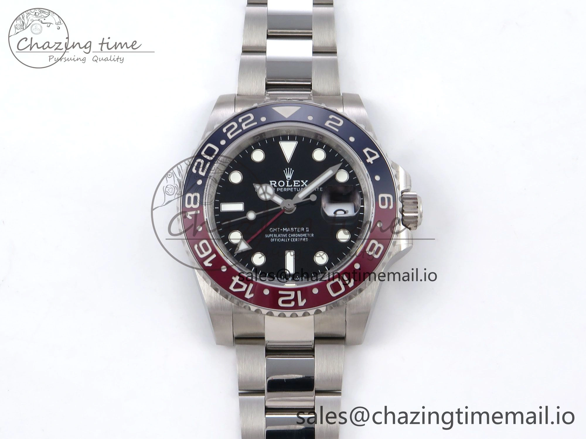 GMT-Master II 126710 BLRO 904L QF 1:1 Best Edition on Oyster Bracelet SH3285 V6