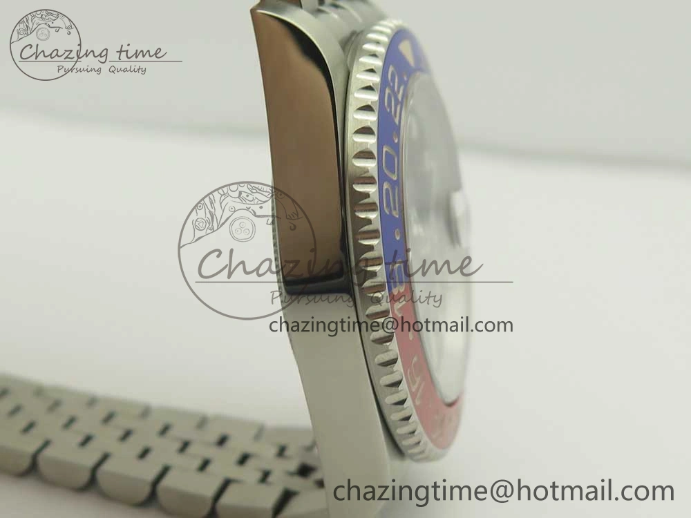 GMT-Master II 126710 BLRO 904L Real Ceramic Bezel DJF Best Edition Black Dial on 904L Jubilee Bracelet A2836