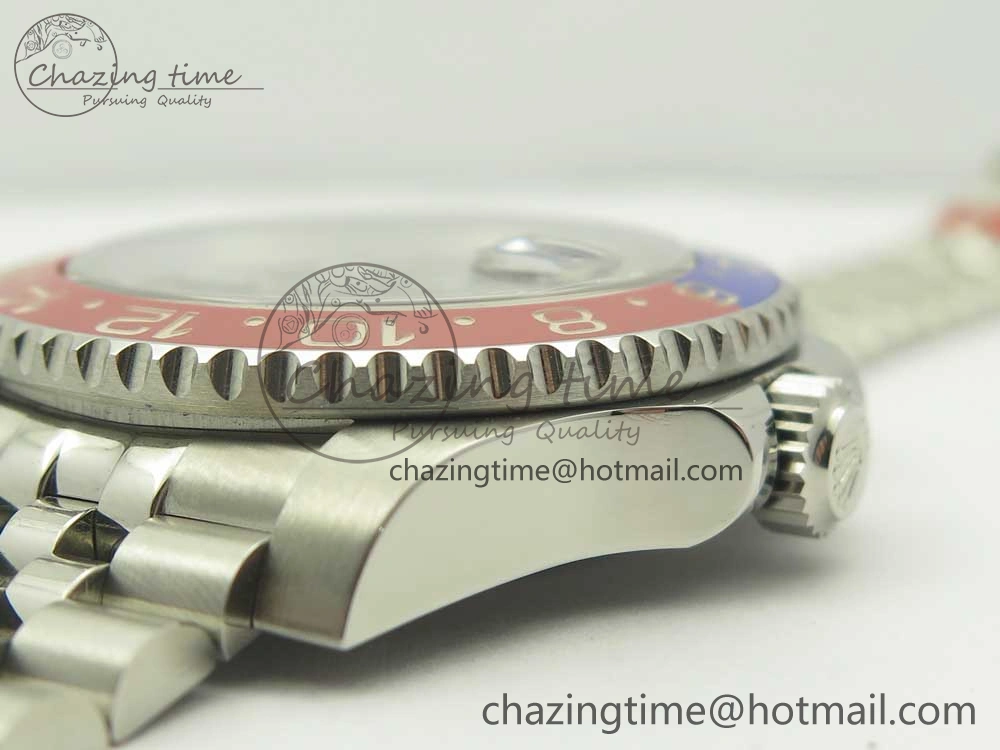 GMT-Master II 126710 BLRO 904L Real Ceramic Bezel DJF Best Edition Black Dial on 904L Jubilee Bracelet A2836