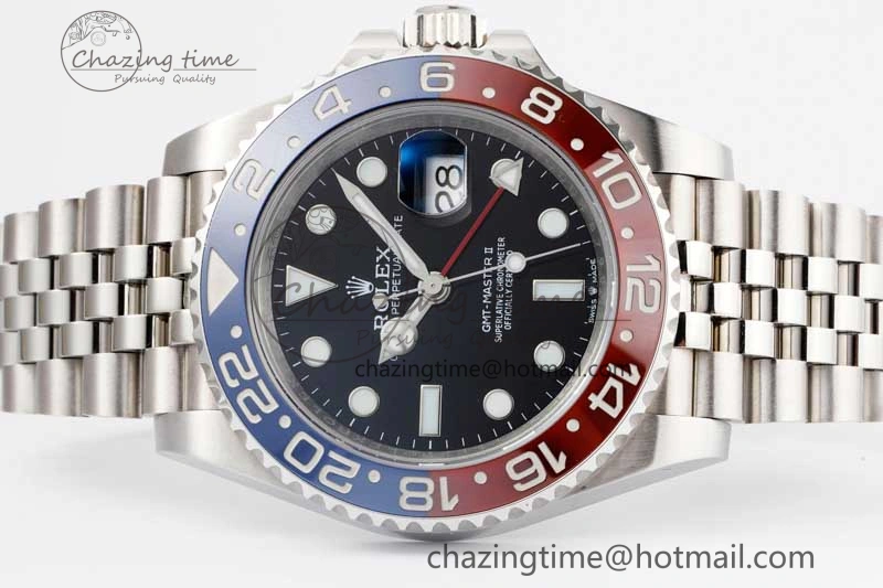 GMT Master II 126710 BLRO 904L SS APF 1:1 Best Edition on Jubilee Bracelet VR3285 CHS