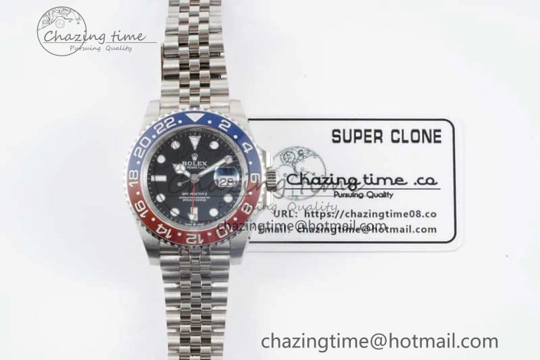 GMT Master II 126710 BLRO 904L SS APF 1:1 Best Edition on Jubilee Bracelet VR3285 CHS