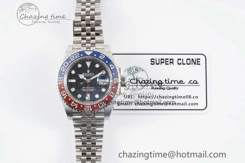 GMT Master II 126710 BLRO 904L SS APF 1:1 Best Edition on Jubilee Bracelet VR3285 CHS