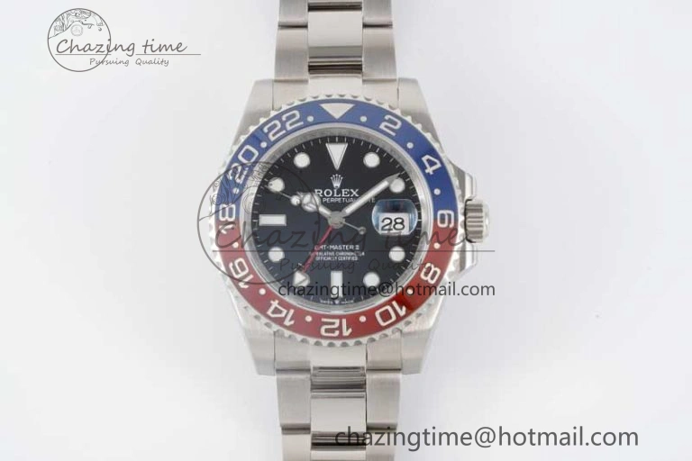 GMT Master II 126710 BLRO 904L SS APF 1:1 Best Edition on Oyster Bracelet VR3285 CHS