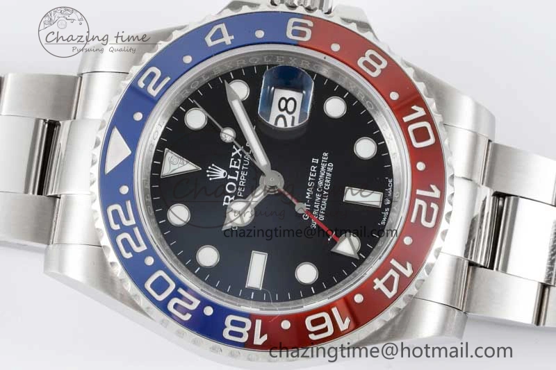GMT Master II 126710 BLRO 904L SS APF 1:1 Best Edition on Oyster Bracelet VR3285 CHS
