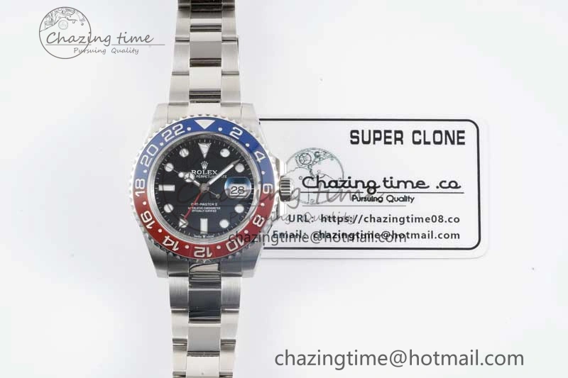 GMT Master II 126710 BLRO 904L SS APF 1:1 Best Edition on Oyster Bracelet VR3285 CHS