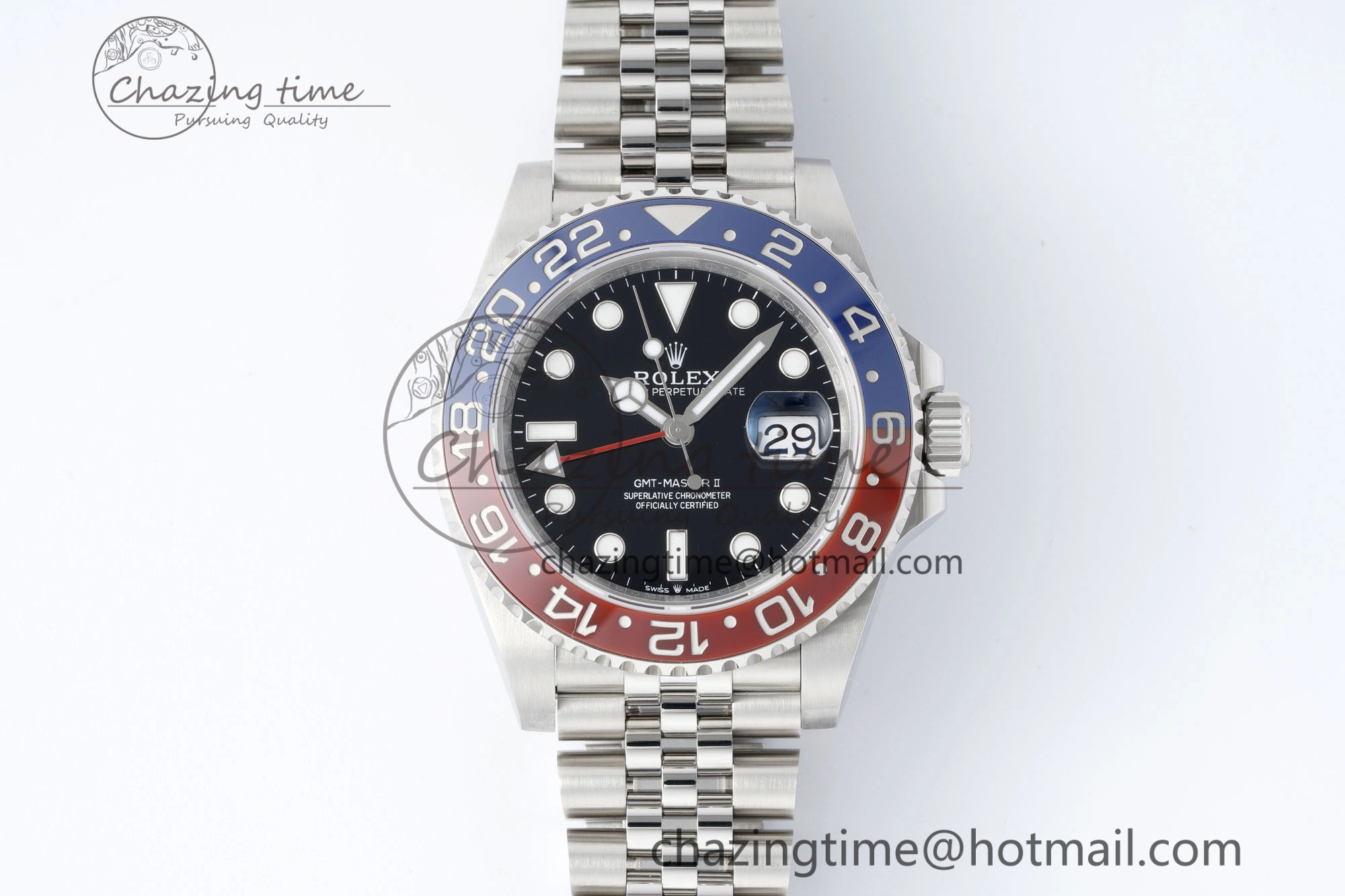 GMT Master II 126710 BLRO 904L SS KING Factory 1:1 Best Edition on Jubilee Bracelet K3285 CHS