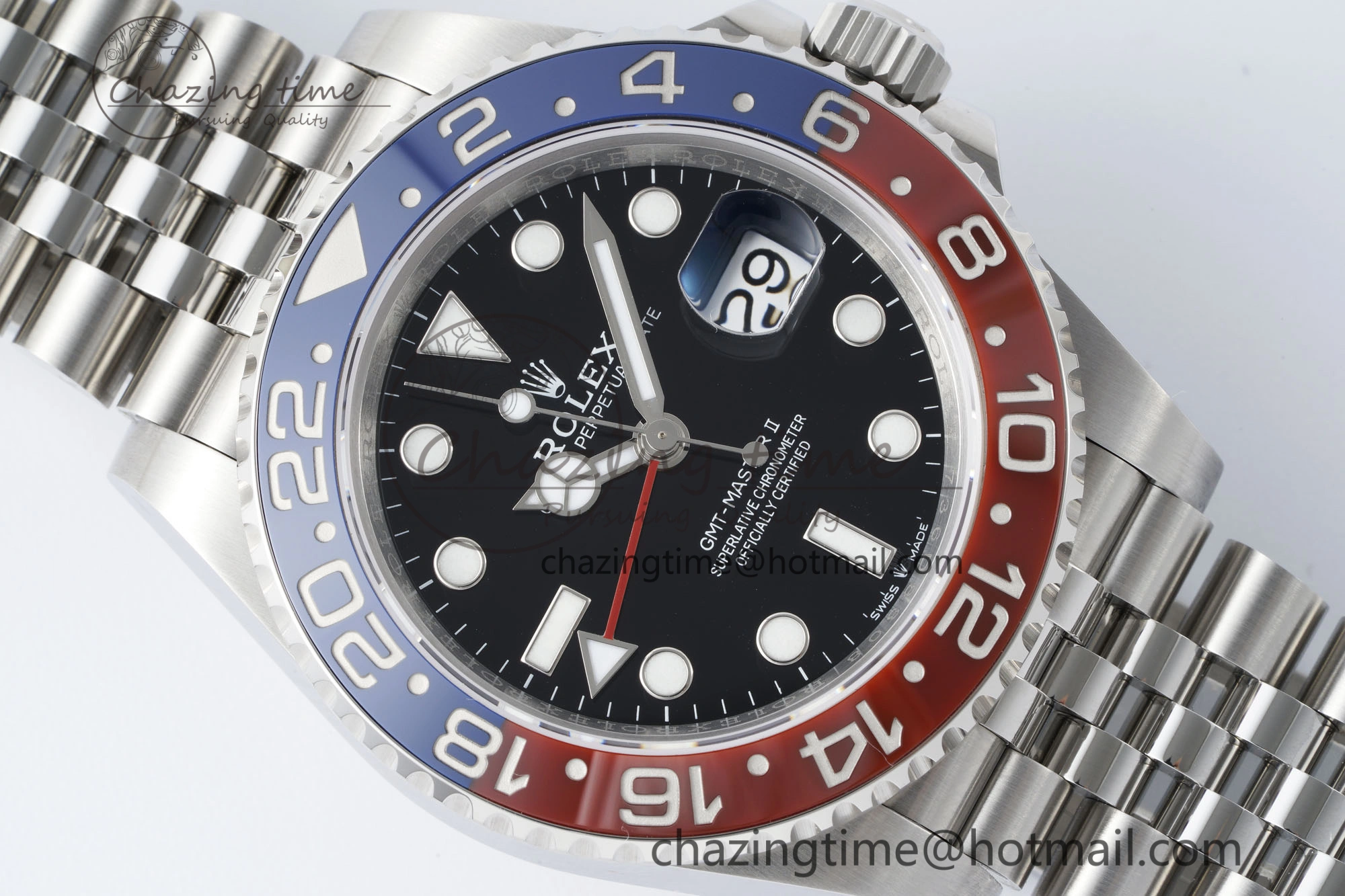 GMT Master II 126710 BLRO 904L SS KING Factory 1:1 Best Edition on Jubilee Bracelet K3285 CHS