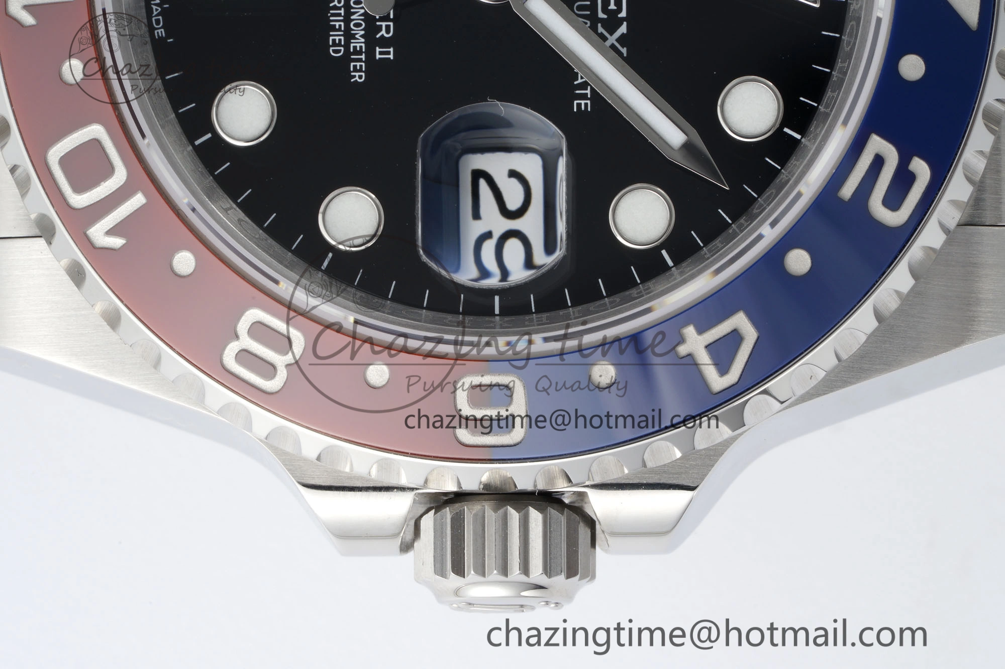 GMT Master II 126710 BLRO 904L SS KING Factory 1:1 Best Edition on Jubilee Bracelet K3285 CHS