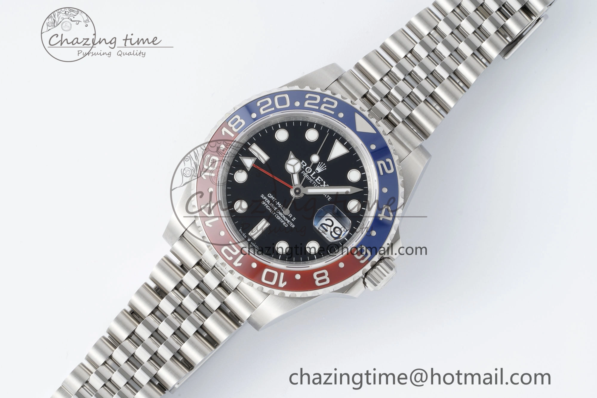 GMT Master II 126710 BLRO 904L SS KING Factory 1:1 Best Edition on Jubilee Bracelet K3285 CHS