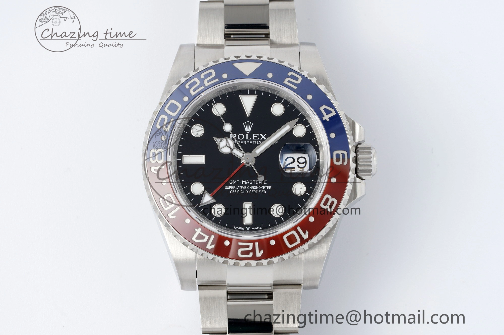 GMT Master II 126710 BLRO 904L SS KING Factory 1:1 Best Edition on Oyster Bracelet K3285 CHS