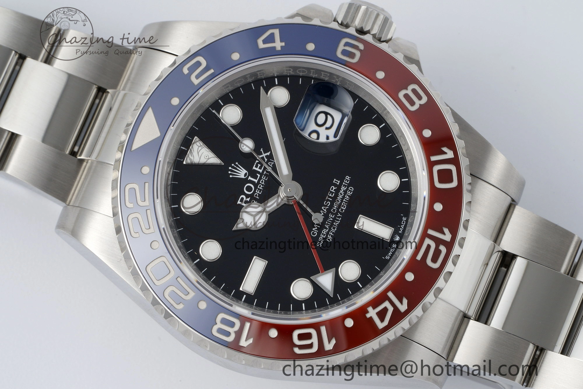 GMT Master II 126710 BLRO 904L SS KING Factory 1:1 Best Edition on Oyster Bracelet K3285 CHS
