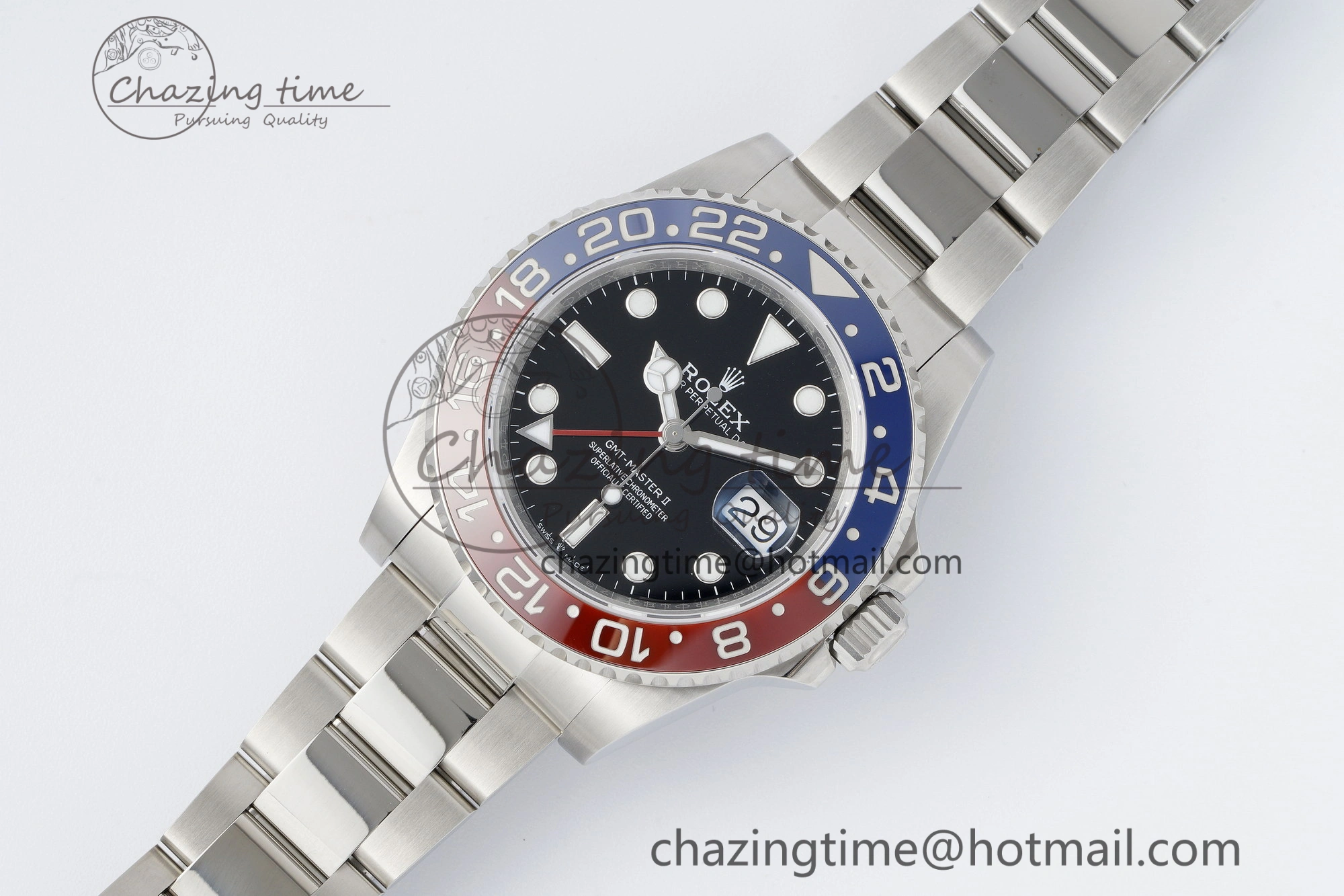GMT Master II 126710 BLRO 904L SS KING Factory 1:1 Best Edition on Oyster Bracelet K3285 CHS