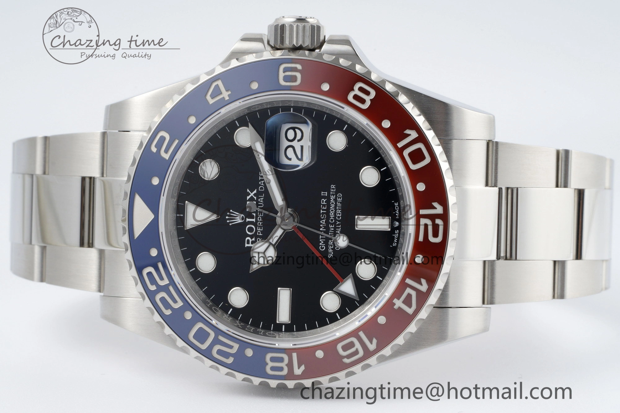 GMT Master II 126710 BLRO 904L SS KING Factory 1:1 Best Edition on Oyster Bracelet K3285 CHS