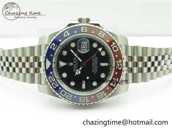 GMT Master II 126710 BLRO 904L SS MIF 1:1 Best Edition on Bracelet A3285 CHS