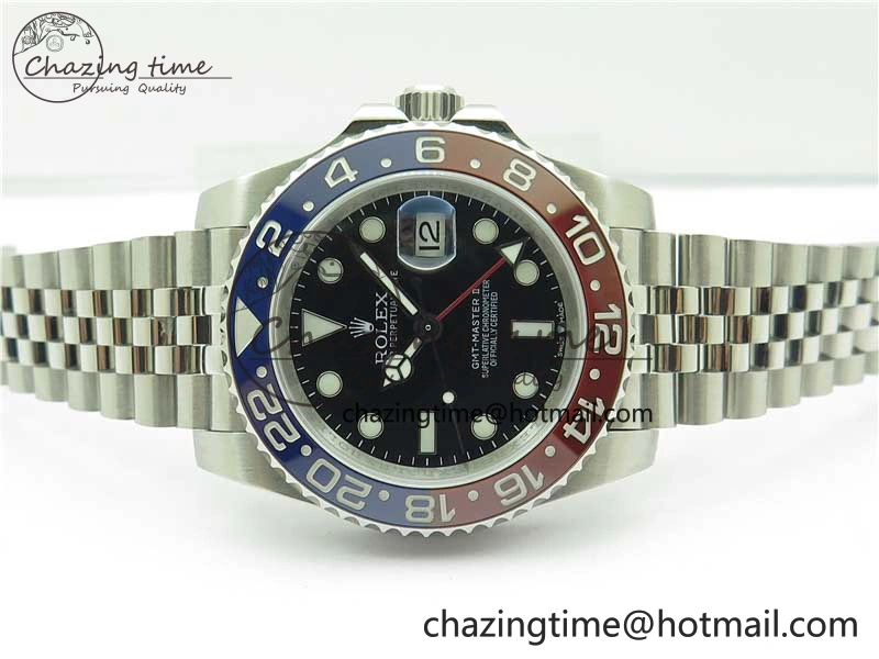 GMT Master II 126710 BLRO 904L SS MIF 1:1 Best Edition on Bracelet A3285 CHS