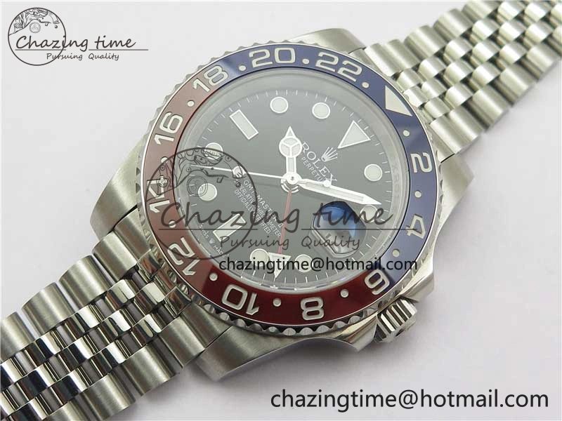 GMT Master II 126710 BLRO 904L SS MIF 1:1 Best Edition on Bracelet A3285 CHS