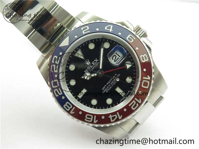 GMT Master II 126710 BLRO 904L SS MIF 1:1 Best Edition on Oyster Bracelet SA3186 CHS