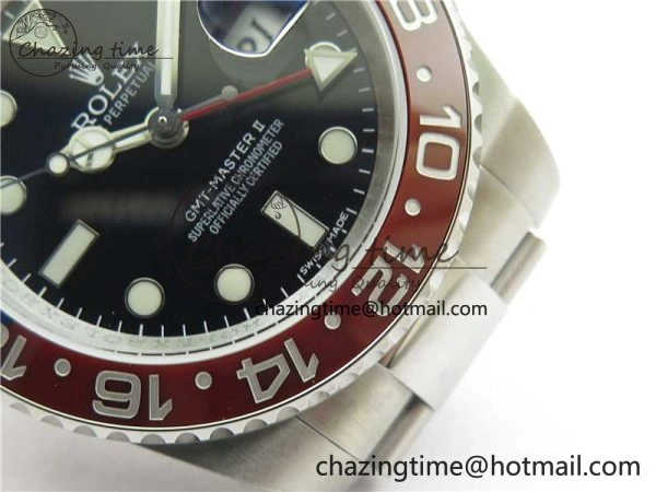 GMT Master II 126710 BLRO 904L SS MIF 1:1 Best Edition on Oyster Bracelet SA3186 CHS
