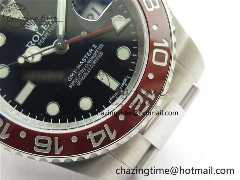 GMT Master II 126710 BLRO 904L SS MIF 1:1 Best Edition on Oyster Bracelet SA3186 CHS