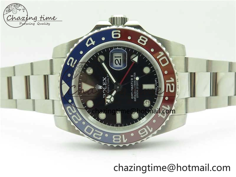 GMT Master II 126710 BLRO 904L SS MIF 1:1 Best Edition on Oyster Bracelet SA3186 CHS