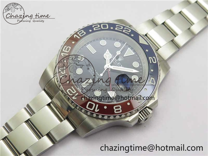 GMT Master II 126710 BLRO 904L SS MIF 1:1 Best Edition on Oyster Bracelet SA3186 CHS