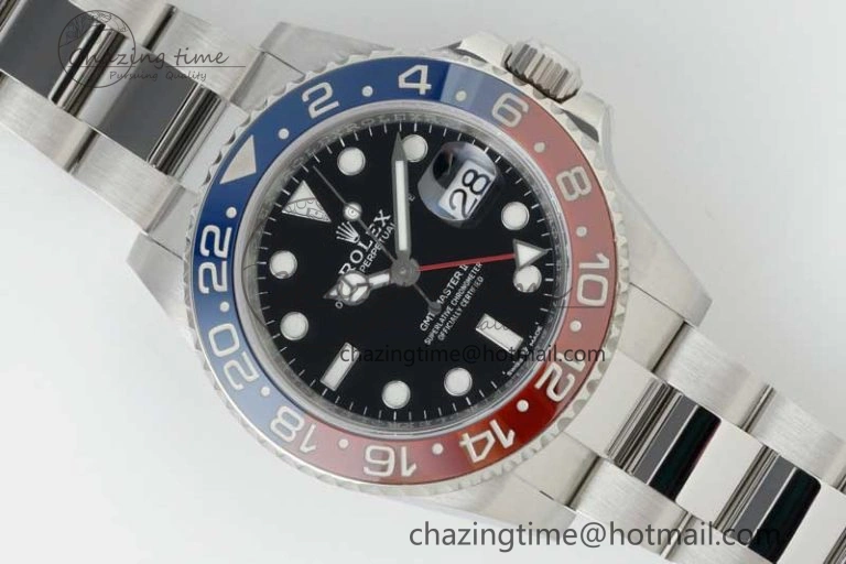 GMT Master II 126710 BLRO 904L SS NTF1:1 Best Edition on Oyster Bracelet VR3186 CHS