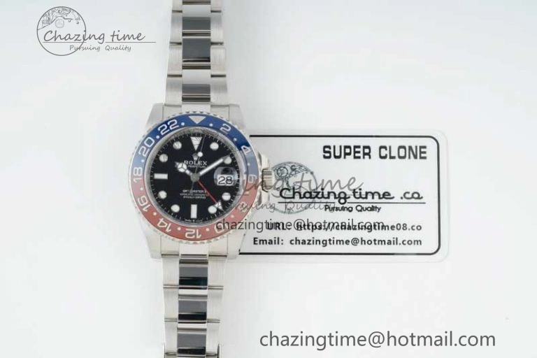 GMT Master II 126710 BLRO 904L SS NTF1:1 Best Edition on Oyster Bracelet VR3186 CHS