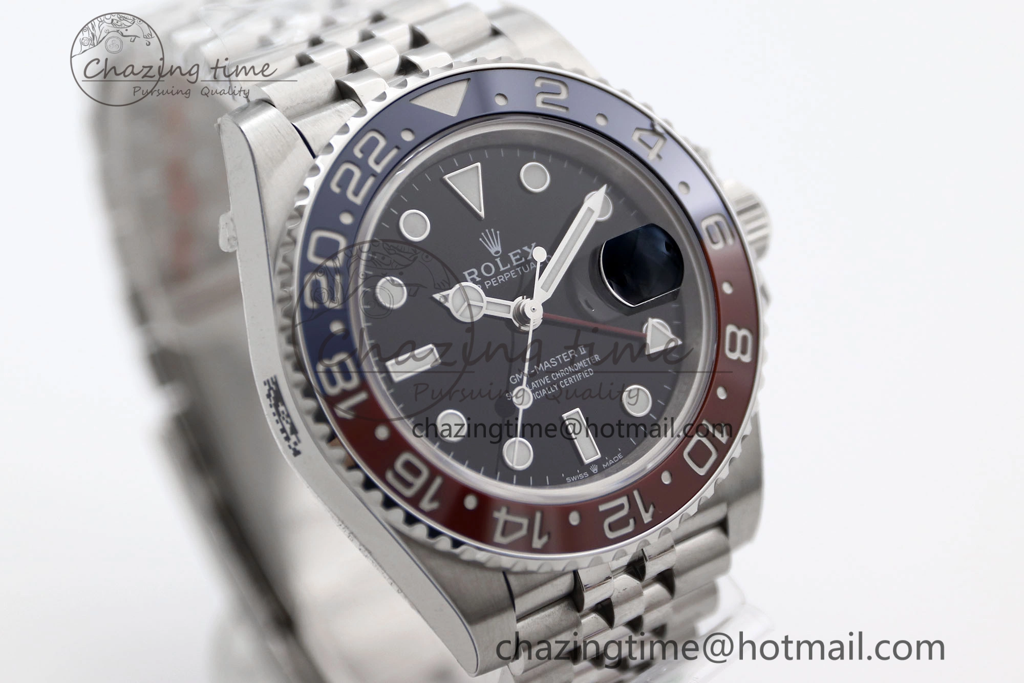 GMT Master II 126710 BLRO 904L SS TW+ Best Edition on Jubilee Bracelet VR3285 CHS