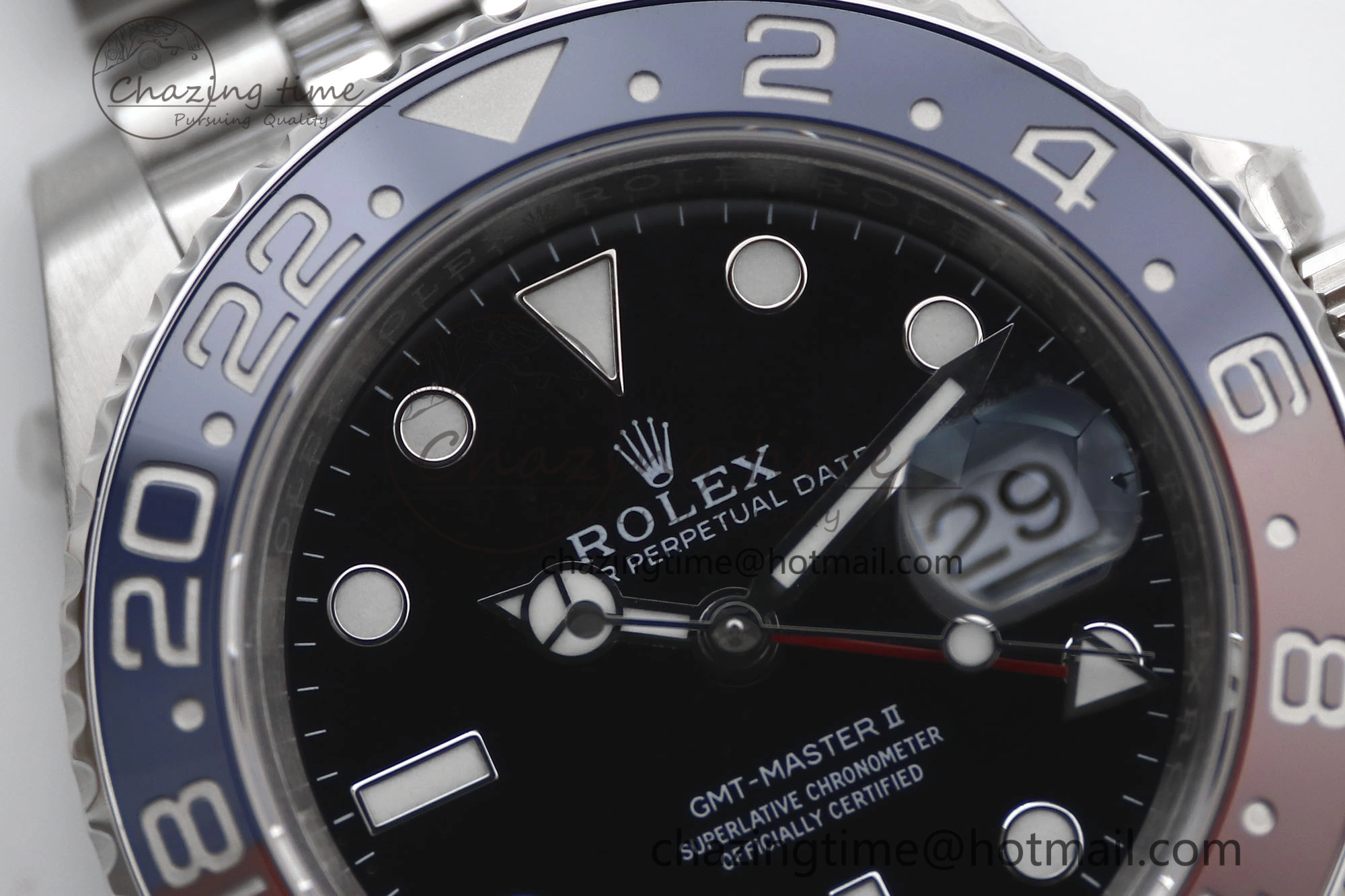 GMT Master II 126710 BLRO 904L SS TW+ Best Edition on Jubilee Bracelet VR3285 CHS