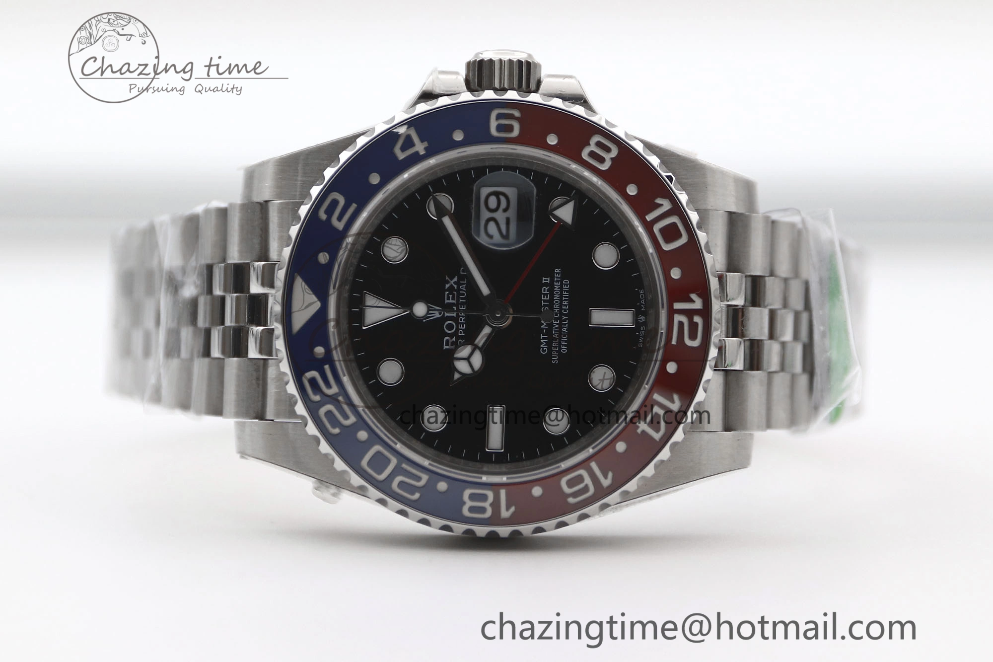 GMT Master II 126710 BLRO 904L SS TW+ Best Edition on Jubilee Bracelet VR3285 CHS