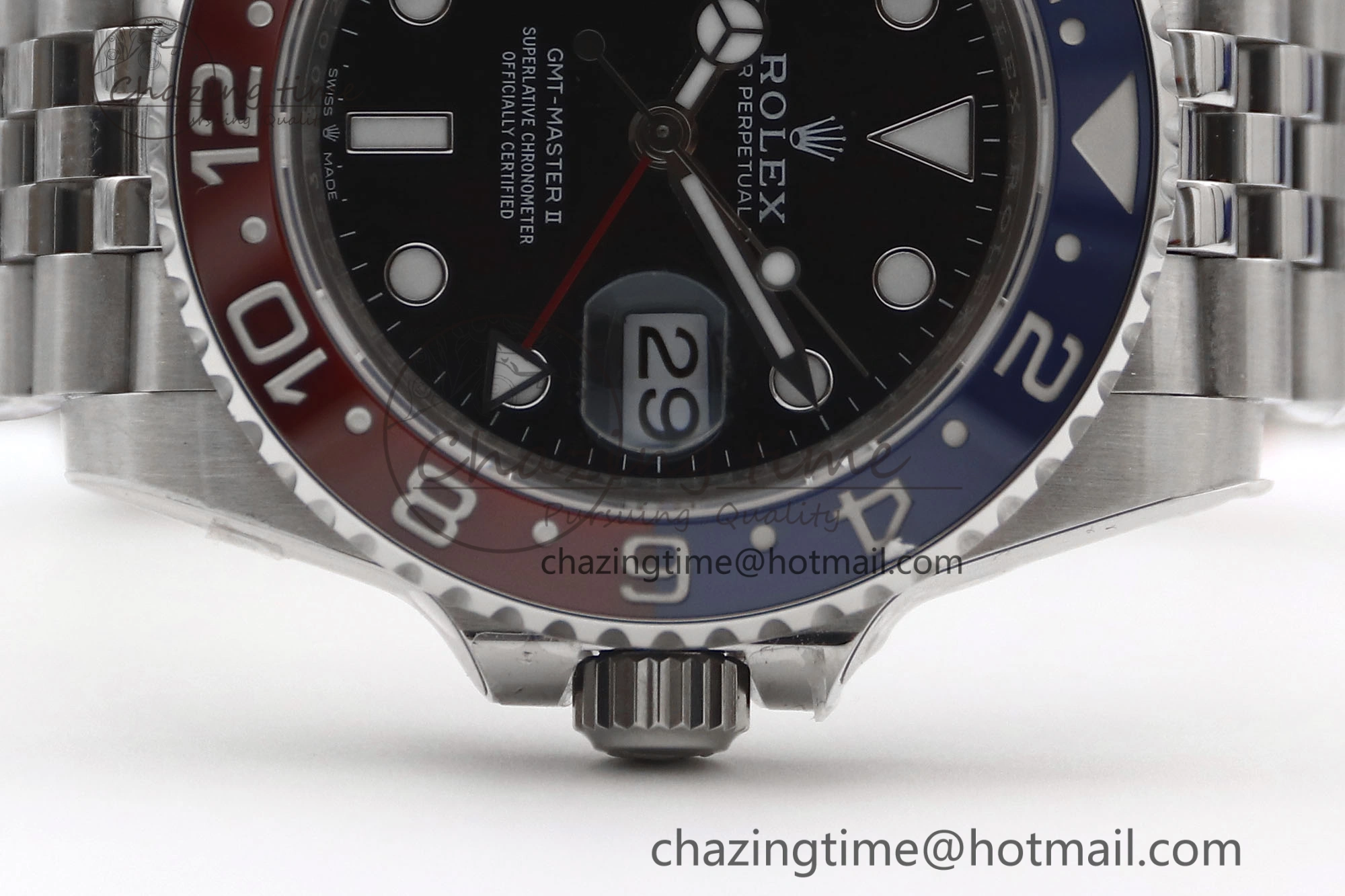 GMT Master II 126710 BLRO 904L SS TW+ Best Edition on Jubilee Bracelet VR3285 CHS