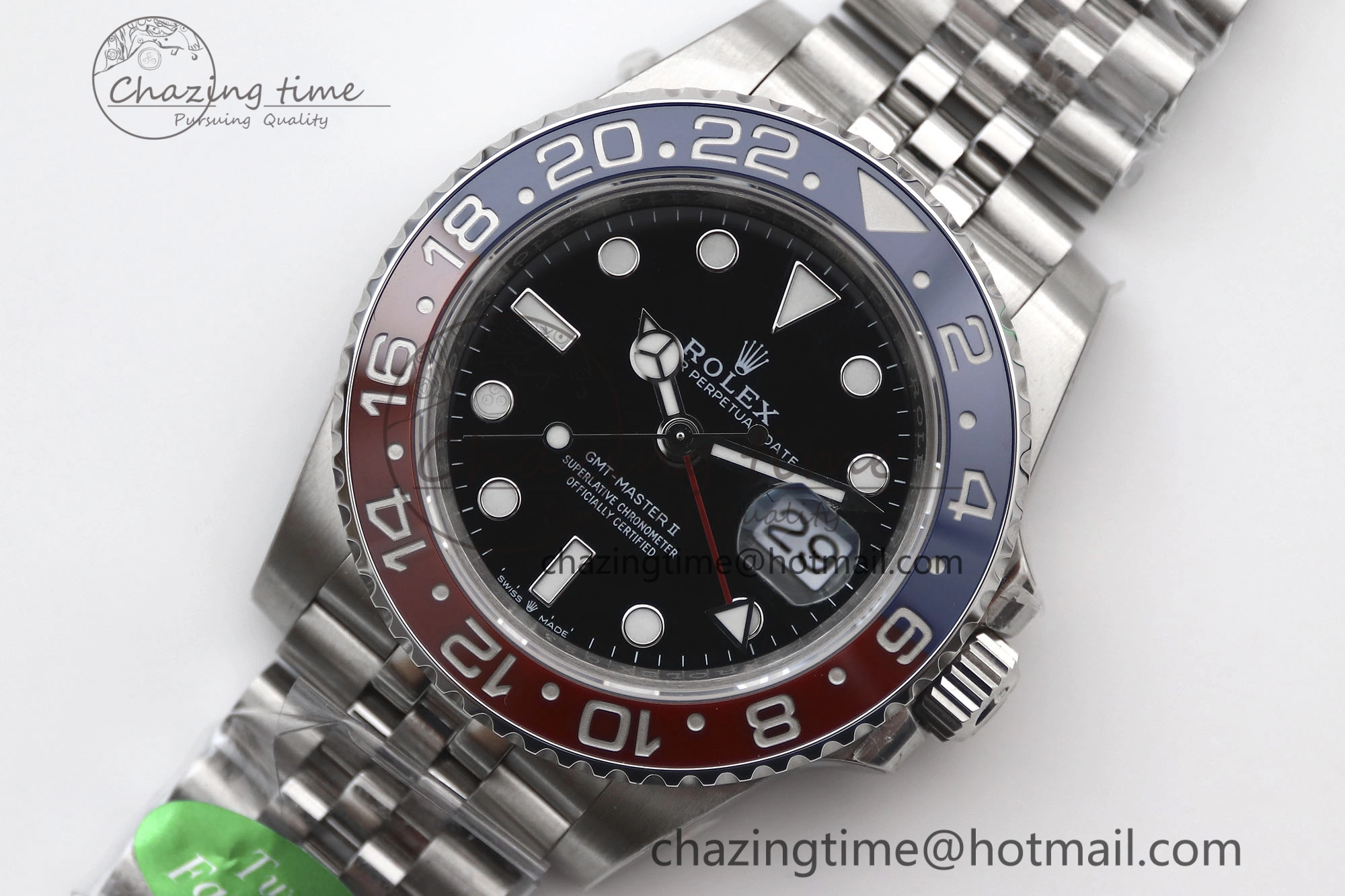 GMT Master II 126710 BLRO 904L SS TW+ Best Edition on Jubilee Bracelet VR3285 CHS