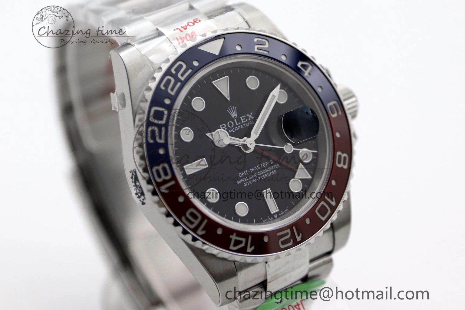 GMT Master II 126710 BLRO 904L SS TW+ Best Edition on Oyster Bracelet VR3285 CHS