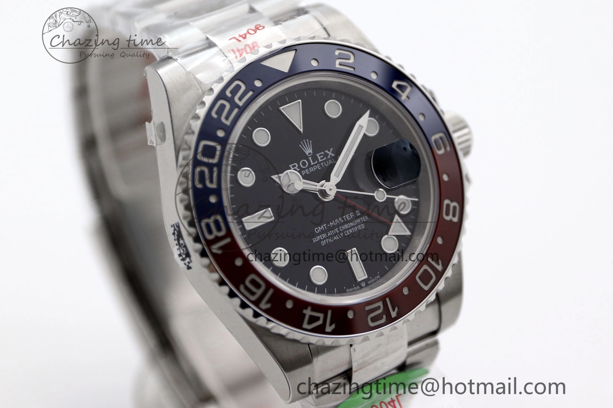GMT Master II 126710 BLRO 904L SS TW+ Best Edition on Oyster Bracelet VR3285 CHS