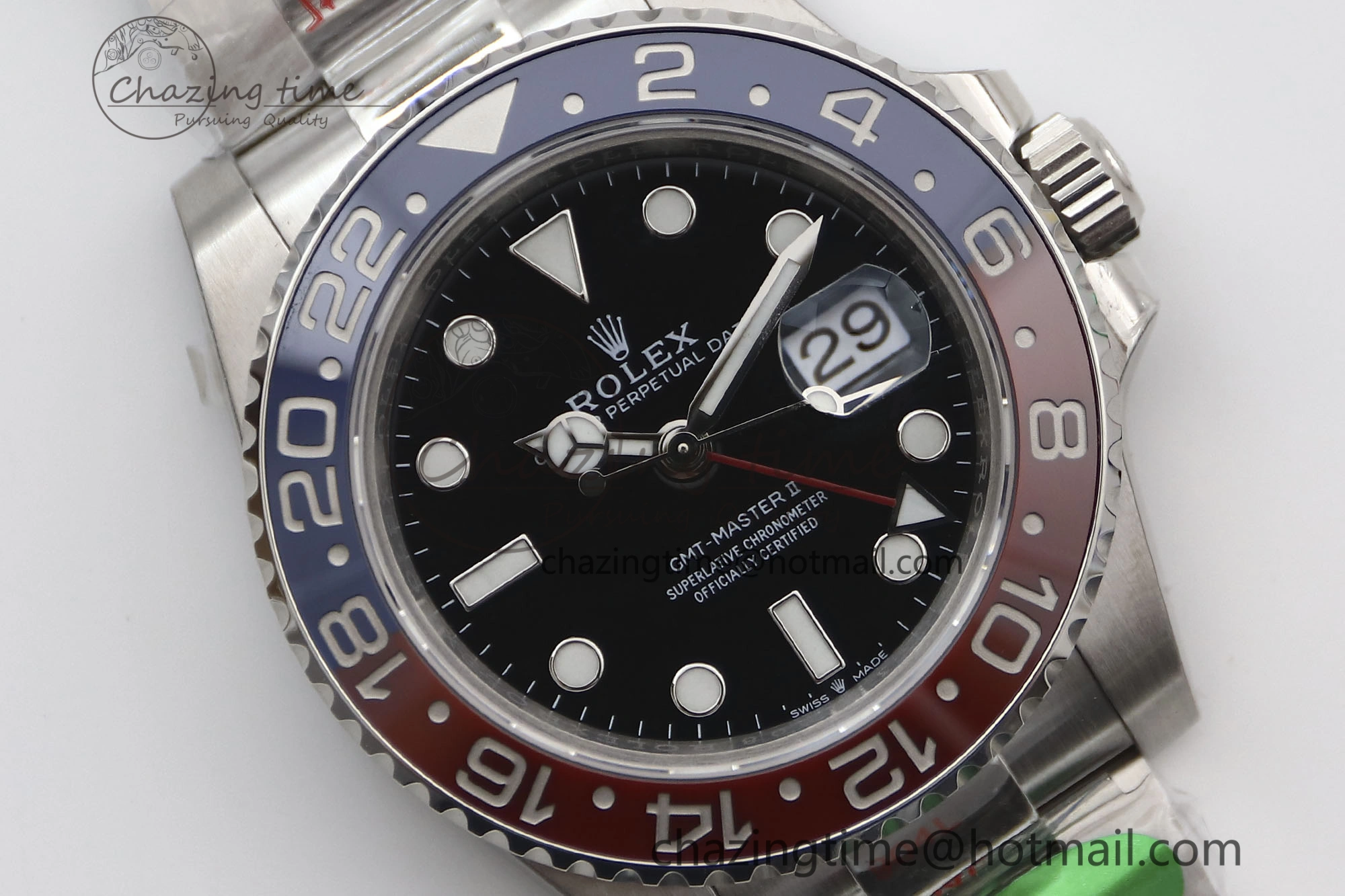 GMT Master II 126710 BLRO 904L SS TW+ Best Edition on Oyster Bracelet VR3285 CHS
