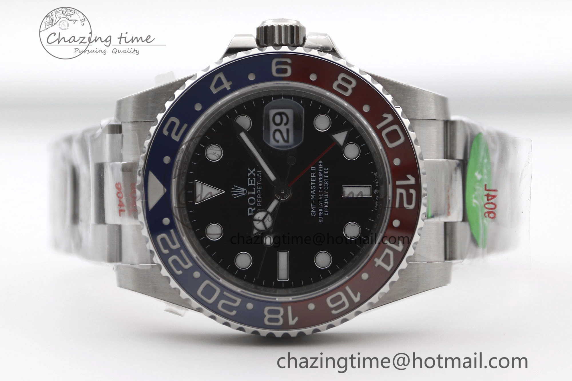 GMT Master II 126710 BLRO 904L SS TW+ Best Edition on Oyster Bracelet VR3285 CHS