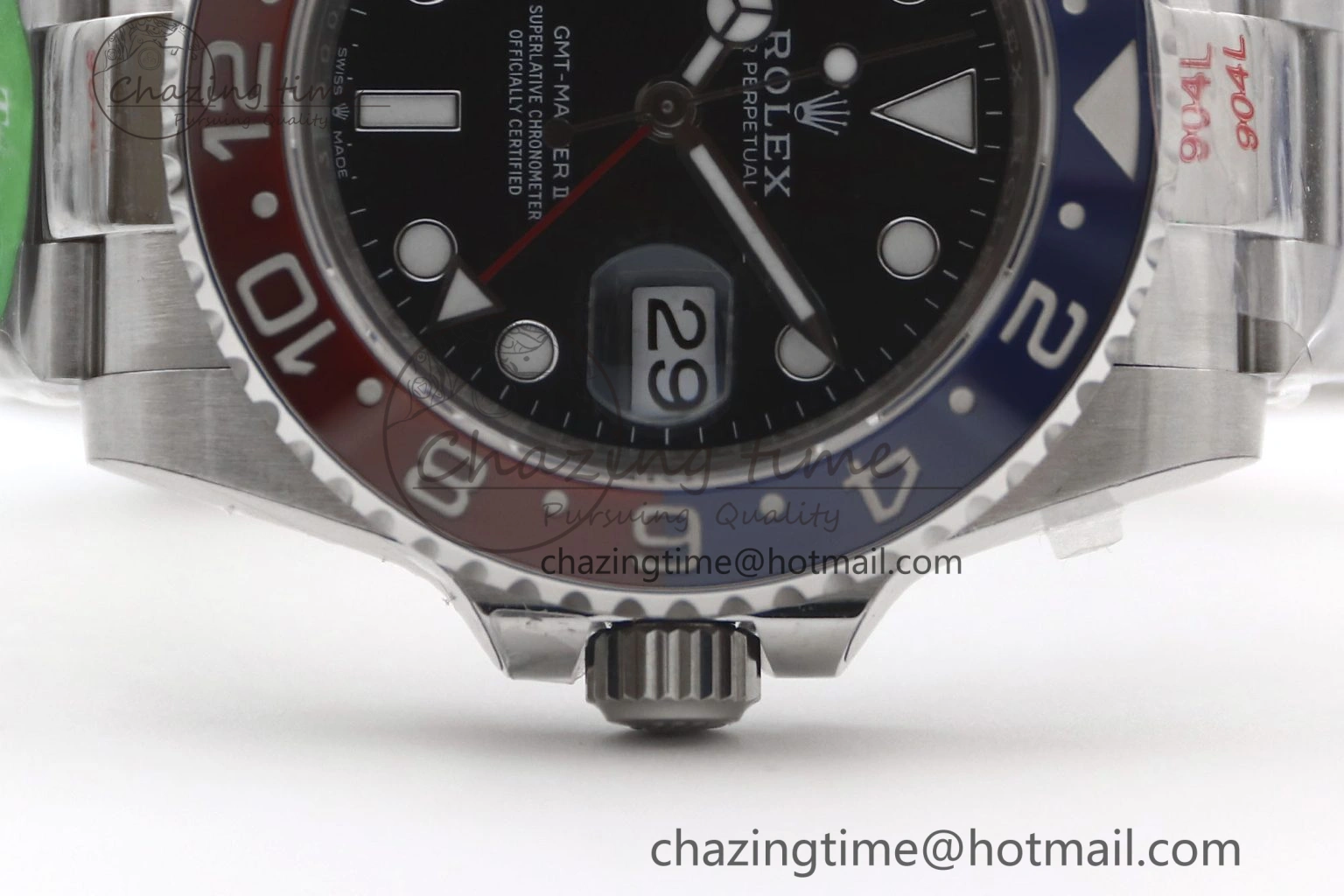 GMT Master II 126710 BLRO 904L SS TW+ Best Edition on Oyster Bracelet VR3285 CHS